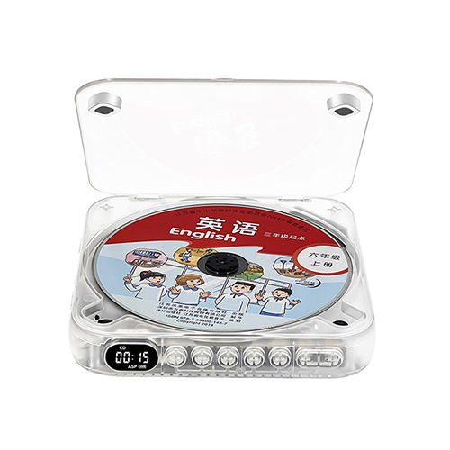 Transparent CD player